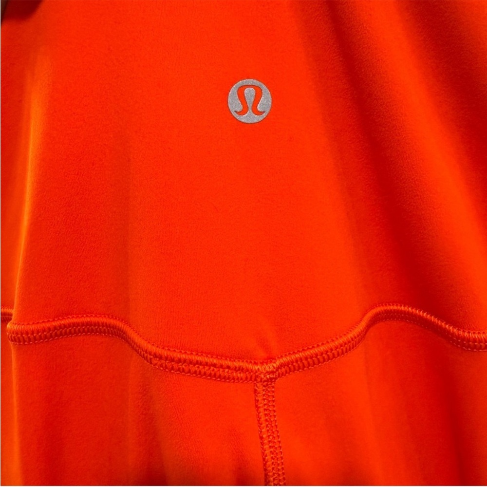Lululemon Orange Align Pants Workout Leggings Pockets  Sz 8 Activewear Stretch - Picture 7 of 11